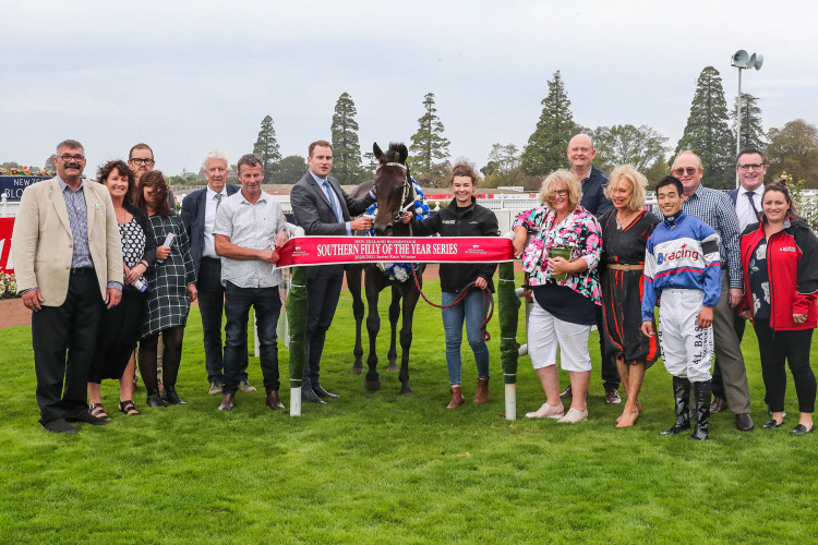 Atishu blows them away in NZB Airfreight Stakes